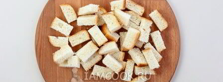 сухарики с сыром в духовке. Шаг 4