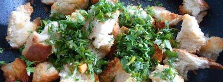 сухарики с зеленью. Шаг 3