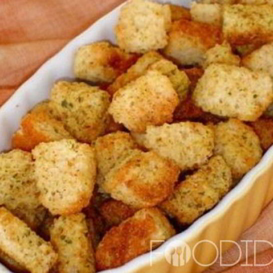 Рецепт сухариков в духовке