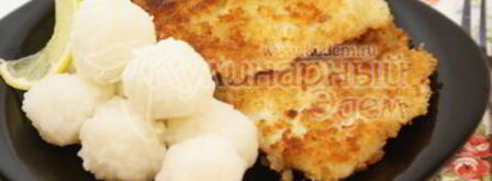 тилапия в сухариках. Шаг 7