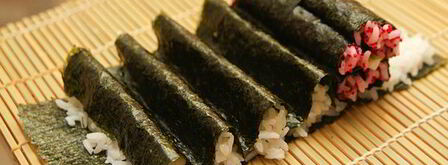 кадзари-суши цветок. Шаг 11