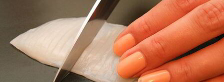 нигири-суши с кальмаром. Шаг 4