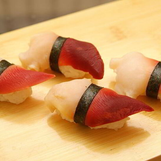 Рецепт нигирей-суш с хоккигаем