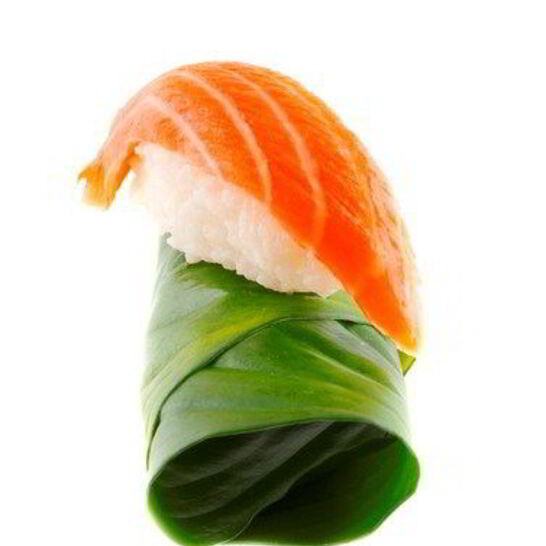 Рецепт суш из лосося в листьях свеклы