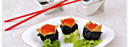 суши восточный цветок. Шаг 12