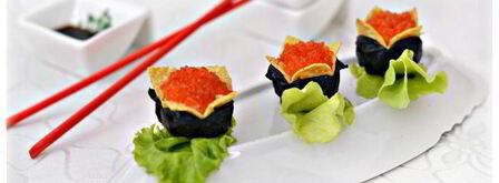 суши восточный цветок. Шаг 14