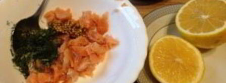 горячий сэндвич с лососем. Шаг 4