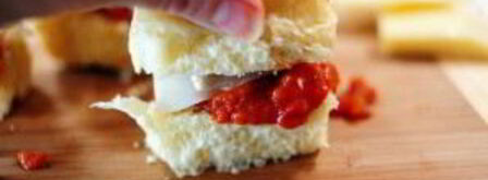 мини-сэндвичи с фрикадельками. Шаг 6