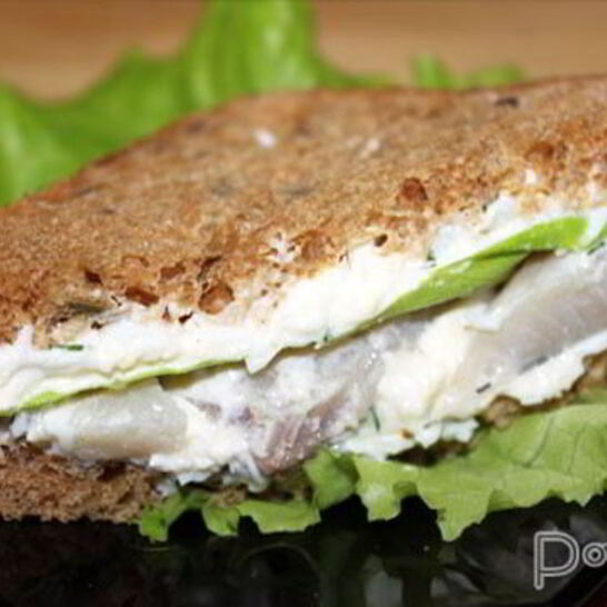Рецепт сэндвича с селедкой