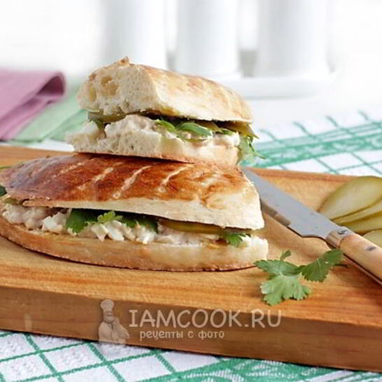Рецепт сэндвича с тунцом