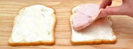 сэндвич с ветчиной. Шаг 3