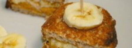 сэндвичи с арахисовым маслом и бананами. Шаг 7