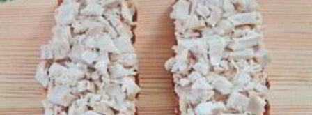 сэндвичи с курицей, редисом и фасолью. Шаг 5