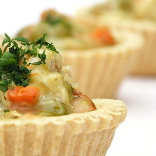 Рецепт овощных тарталеток