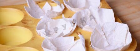 праздничные тарталетки из лаваша. Шаг 3