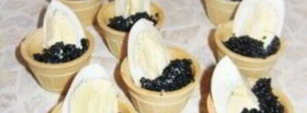 тарталетки с черной икрой. Шаг 5