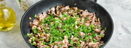 тарталетки с грибами и сыром в духовке. Шаг 6