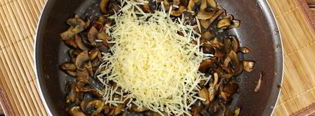 тарталетки с грибами и сыром. Шаг 8