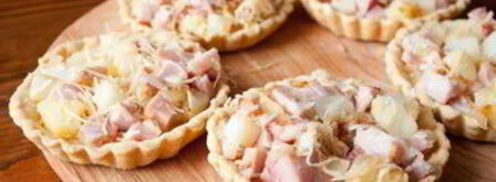 тарталетки с копченой курицей и картофелем. Шаг 9