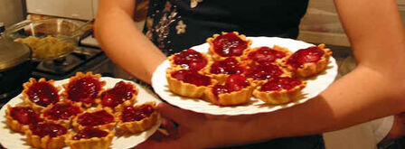 тарталетки с кремом и ягодами. Шаг 30