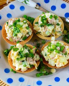 Тарталетки с мясом криля