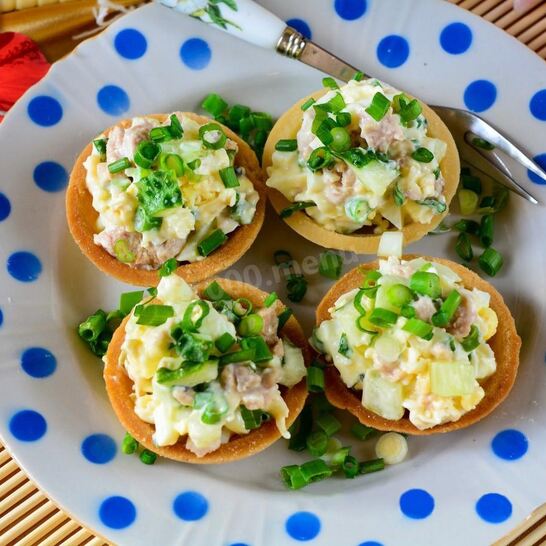 Рецепт тарталеток с мясом криля