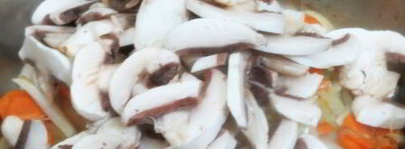 тарталетки с печеночно-грибной начинкой. Шаг 7