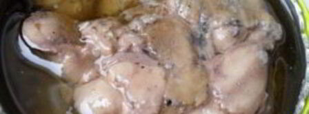 тарталетки с печенью трески и яйцом. Шаг 3