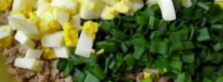 тарталетки с печенью трески и яйцом. Шаг 6