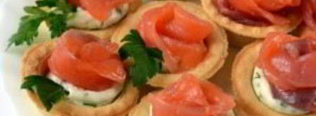 тарталетки с семгой и сыром. Шаг 6