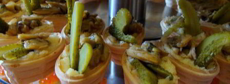 тарталетки с сыром и копчеными ракушками. Шаг 4