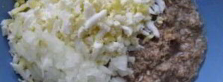 тарталетки с тунцом консервированным. Шаг 4