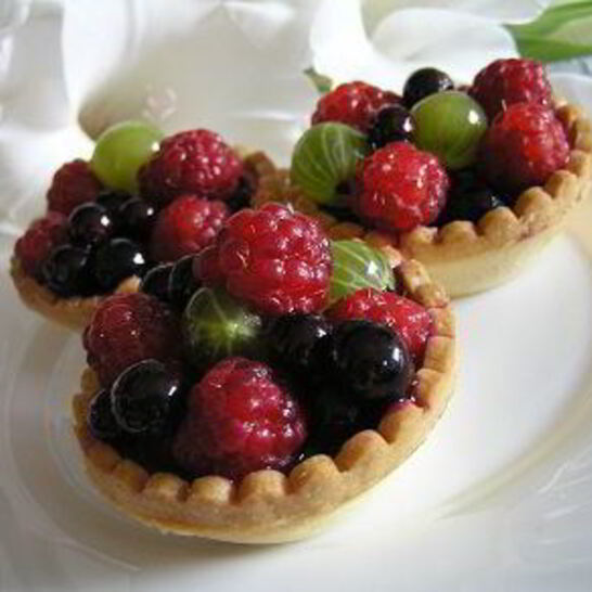Рецепт тарталеток с ягодами