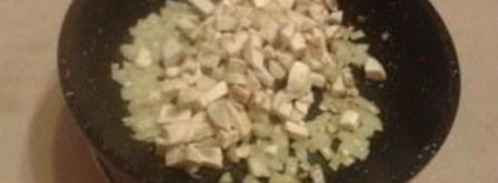 закрытые тарталетки с курицей и грибами. Шаг 9