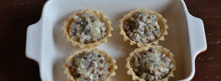 жульен в тарталетках. Шаг 7