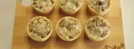 жульен в тарталетках. Шаг 8