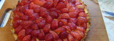 клубнично-кокосовый тарт. Шаг 9