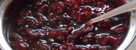 сметанный тарт с вишней и вином. Шаг 8