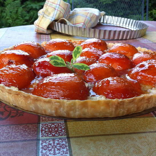 Рецепт тарта с абрикосами