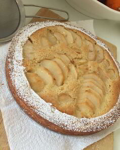 Тарт с франжипаном и грушами