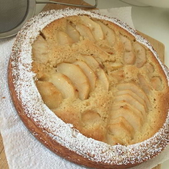 Рецепт тарта с франжипаном и грушами