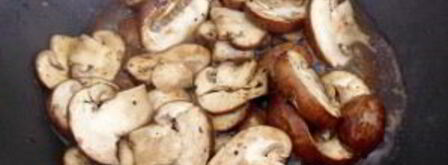 тарт с грибами и ветчиной. Шаг 5