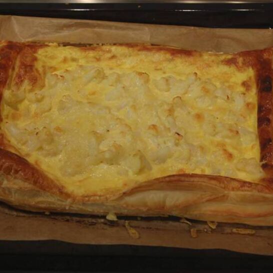 Рецепт тарта с цветной капустой