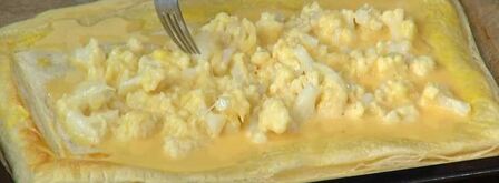 тарт с цветной капустой. Шаг 11