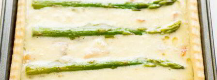 тарт со спаржей и беконом. Шаг 11