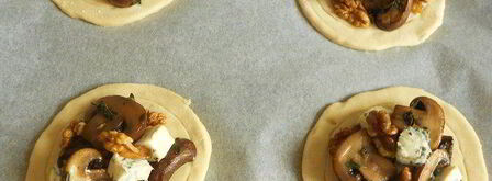 тарты с грибами и грецкими орехами. Шаг 6