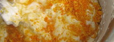 творожный тарт с мандариновым соусом. Шаг 12