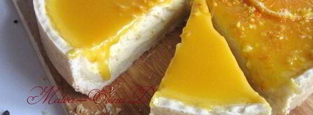 творожный тарт с мандариновым соусом. Шаг 21