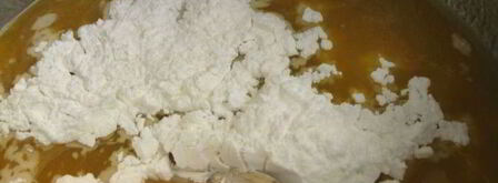 творожный тарт с мандариновым соусом. Шаг 10