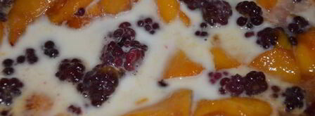 творожный тарт с персиками. Шаг 6